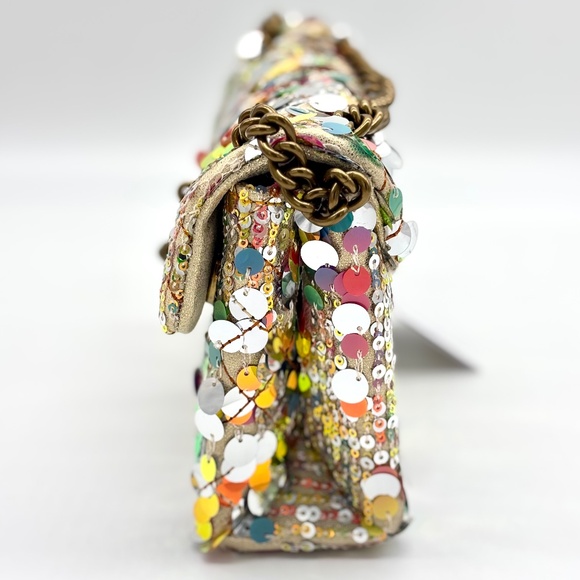 Kurt Geiger London Sequin Mini Brixton Crossbody Bag - Picture 5 of 6